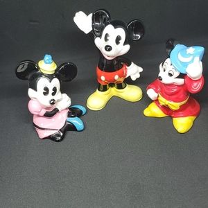 Mickey & Minnie Mouse Figurines